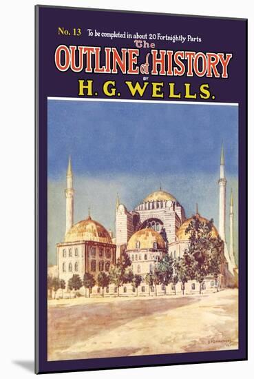 Outline of History by H.G. Wells, No. 13: Mosque-null-Mounted Art Print