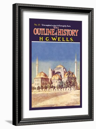 Outline of History by H.G. Wells, No. 13: Mosque-null-Framed Art Print