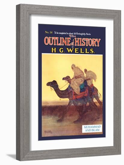 Outline of History by H.G. Wells, No. 14: Muhammad and Islam-null-Framed Art Print
