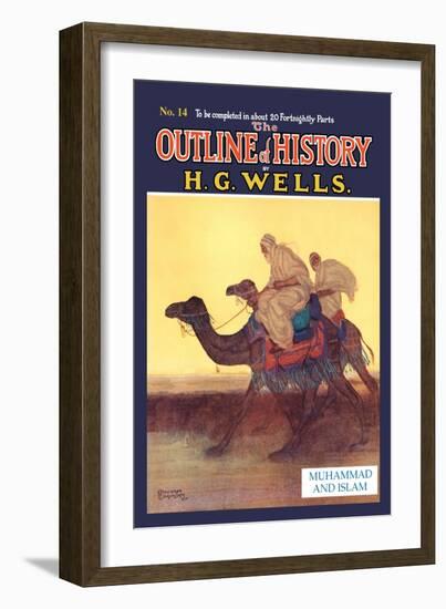 Outline of History by H.G. Wells, No. 14: Muhammad and Islam-null-Framed Art Print