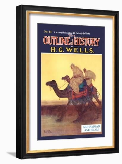 Outline of History by H.G. Wells, No. 14: Muhammad and Islam-null-Framed Art Print