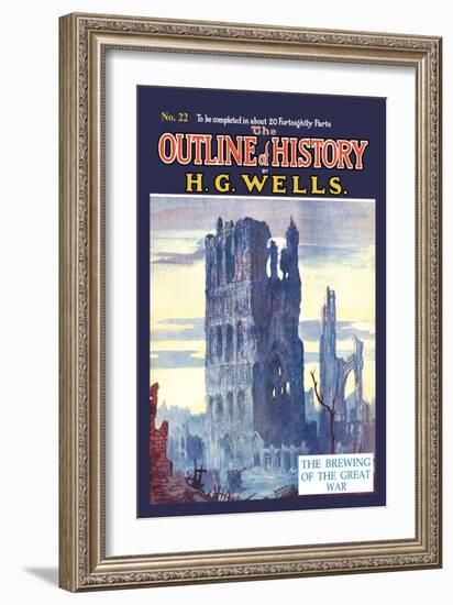 Outline of History by H.G. Wells, No. 22: The Brewing of the Great War-null-Framed Art Print