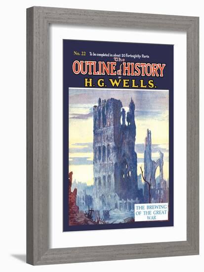 Outline of History by H.G. Wells, No. 22: The Brewing of the Great War-null-Framed Art Print