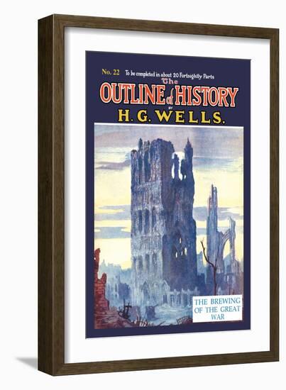 Outline of History by H.G. Wells, No. 22: The Brewing of the Great War-null-Framed Art Print