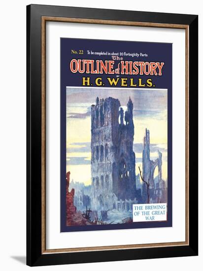 Outline of History by H.G. Wells, No. 22: The Brewing of the Great War-null-Framed Art Print