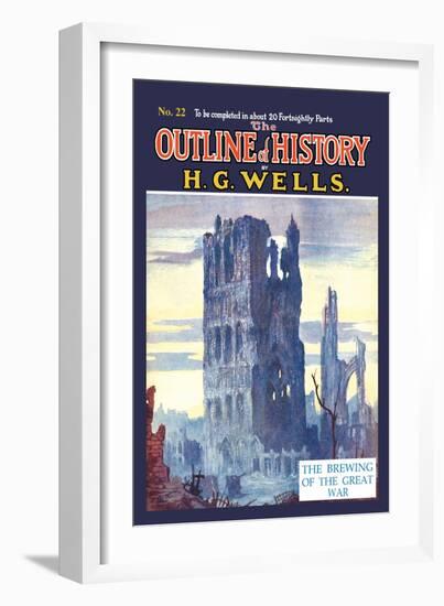 Outline of History by H.G. Wells, No. 22: The Brewing of the Great War-null-Framed Art Print