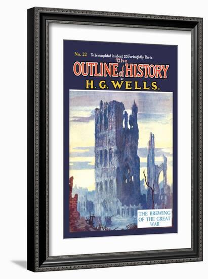 Outline of History by H.G. Wells, No. 22: The Brewing of the Great War-null-Framed Art Print