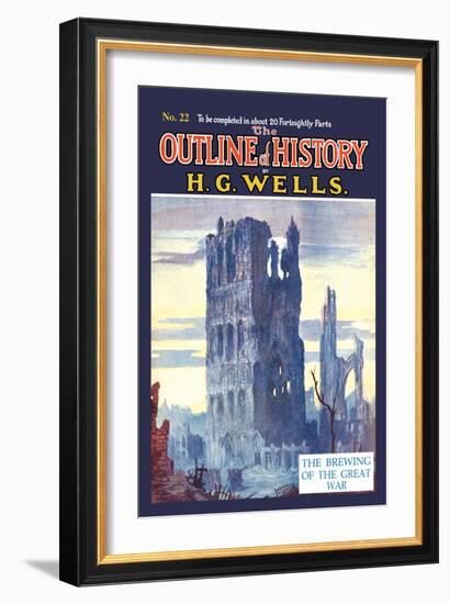 Outline of History by H.G. Wells, No. 22: The Brewing of the Great War-null-Framed Art Print