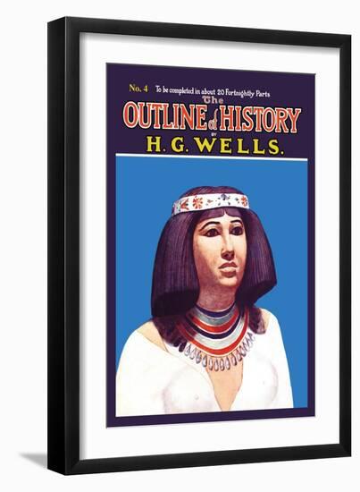 Outline of History by H.G. Wells, No. 4: Royalty-null-Framed Art Print