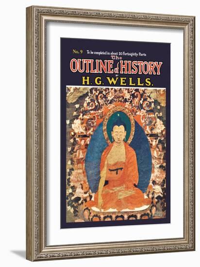 Outline of History by H.G. Wells, No. 9: The East-null-Framed Art Print