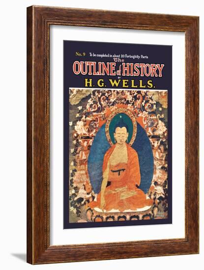 Outline of History by H.G. Wells, No. 9: The East-null-Framed Art Print