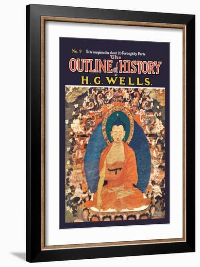 Outline of History by H.G. Wells, No. 9: The East-null-Framed Art Print