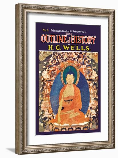 Outline of History by H.G. Wells, No. 9: The East-null-Framed Art Print