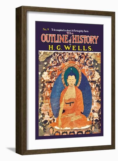Outline of History by H.G. Wells, No. 9: The East-null-Framed Art Print