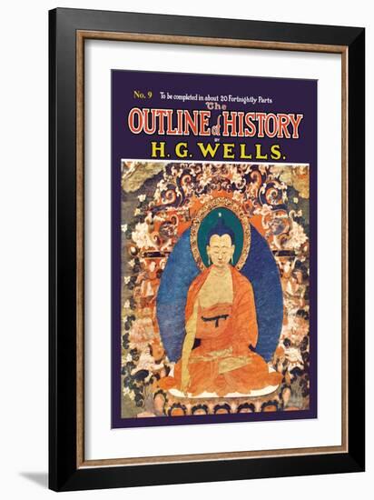 Outline of History by H.G. Wells, No. 9: The East-null-Framed Art Print