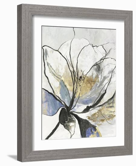 Outlined Floral I-Asia Jensen-Framed Art Print