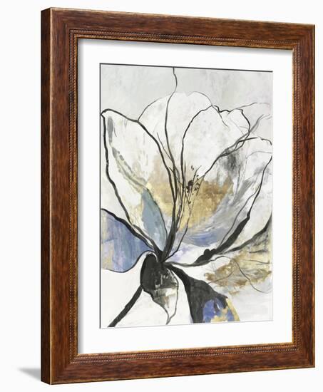 Outlined Floral I-Asia Jensen-Framed Art Print