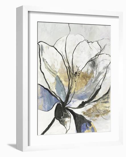 Outlined Floral I-Asia Jensen-Framed Art Print