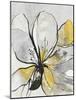 Outlined Floral II Yellow Version-Asia Jensen-Mounted Art Print