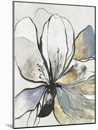 Outlined Floral II-Asia Jensen-Mounted Art Print