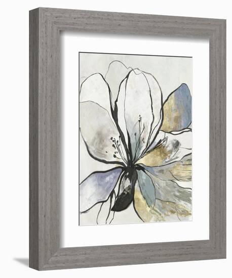 Outlined Floral II-Asia Jensen-Framed Premium Giclee Print