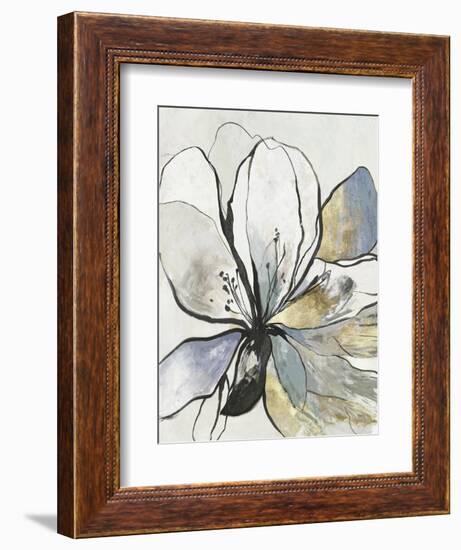 Outlined Floral II-Asia Jensen-Framed Premium Giclee Print