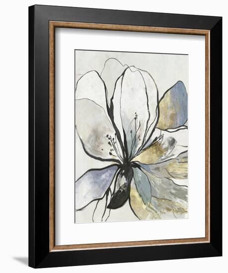 Outlined Floral II-Asia Jensen-Framed Premium Giclee Print