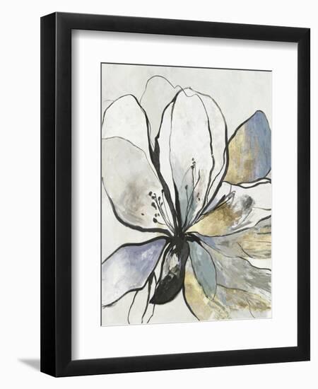 Outlined Floral II-Asia Jensen-Framed Premium Giclee Print