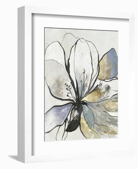 Outlined Floral II-Asia Jensen-Framed Premium Giclee Print