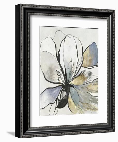 Outlined Floral II-Asia Jensen-Framed Premium Giclee Print