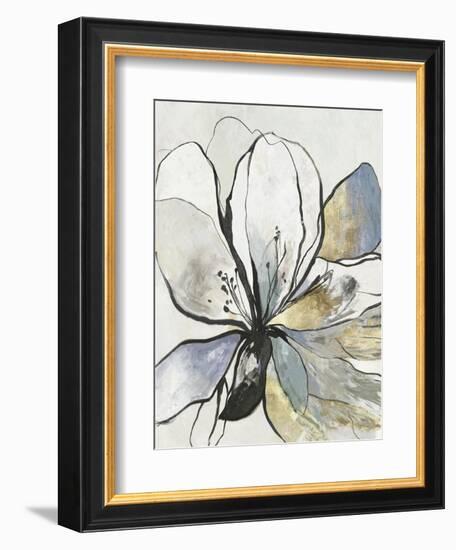 Outlined Floral II-Asia Jensen-Framed Premium Giclee Print