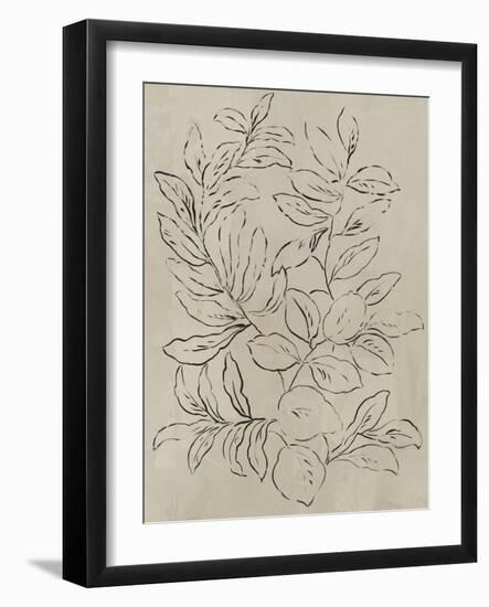 Outlined Leaves I-Asia Jensen-Framed Art Print