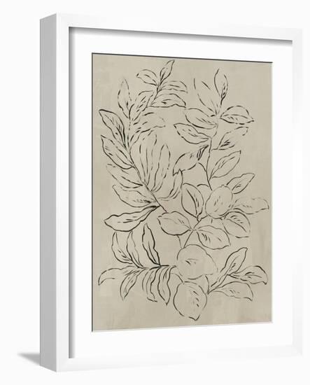 Outlined Leaves I-Asia Jensen-Framed Art Print