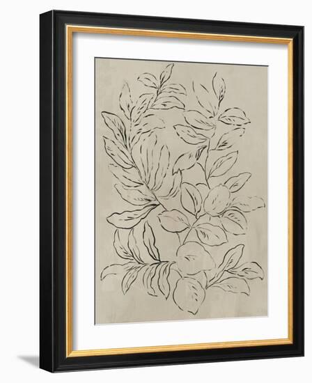 Outlined Leaves I-Asia Jensen-Framed Art Print