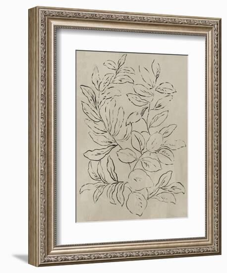 Outlined Leaves I-Asia Jensen-Framed Premium Giclee Print