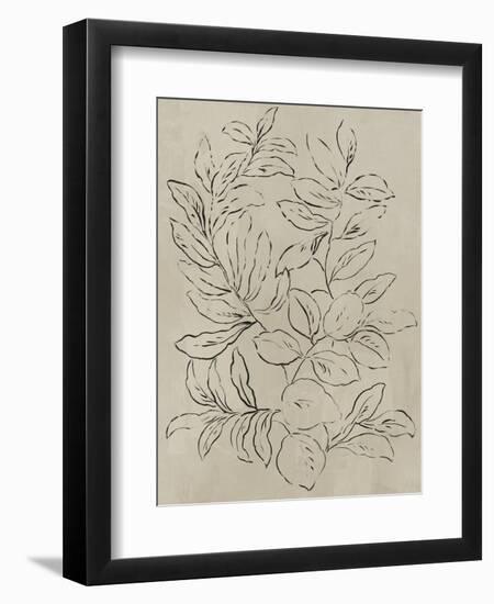 Outlined Leaves I-Asia Jensen-Framed Premium Giclee Print