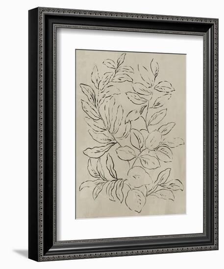 Outlined Leaves I-Asia Jensen-Framed Premium Giclee Print