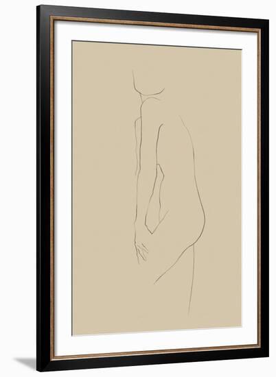 Outlines Of Her-Aurora Bell-Framed Giclee Print