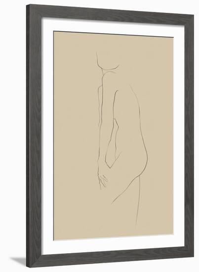 Outlines Of Her-Aurora Bell-Framed Giclee Print