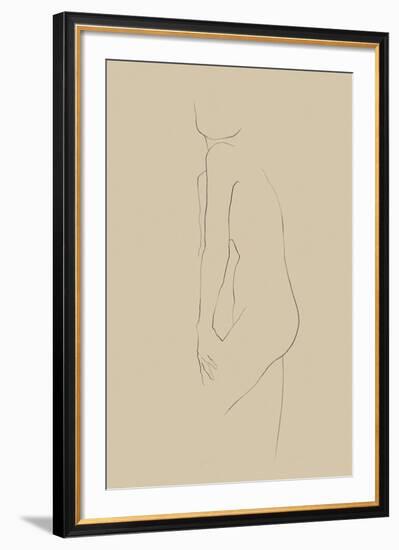 Outlines Of Her-Aurora Bell-Framed Giclee Print