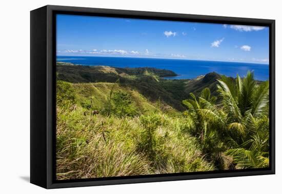 Outlook over Cetti River Valley in Guam, Us Territory, Central Pacific, Pacific-Michael Runkel-Framed Premier Image Canvas