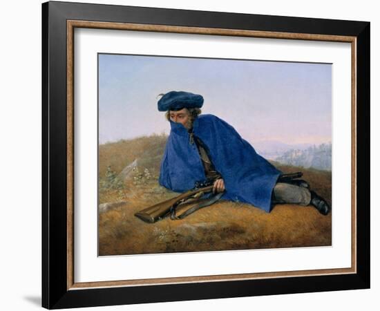 Outpost Duty, 1829-Georg Friedrich Kersting-Framed Giclee Print