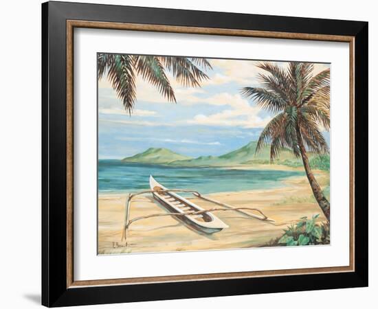 Outrigger Cove-Paul Brent-Framed Art Print