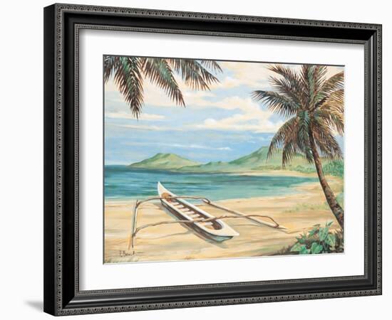 Outrigger Cove-Paul Brent-Framed Art Print