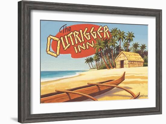 Outrigger Inn, Hawaii-Kerne Erickson-Framed Art Print