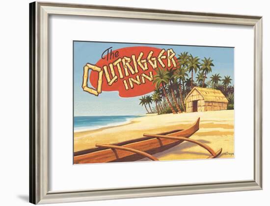 Outrigger Inn, Hawaii-Kerne Erickson-Framed Art Print