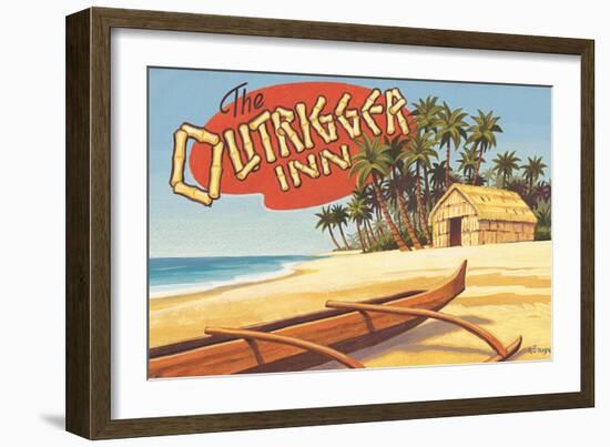 Outrigger Inn, Hawaii-Kerne Erickson-Framed Art Print