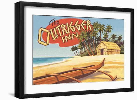 Outrigger Inn, Hawaii-Kerne Erickson-Framed Art Print