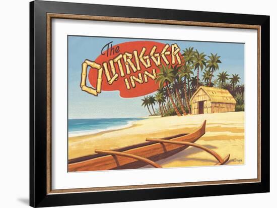 Outrigger Inn, Hawaii-Kerne Erickson-Framed Art Print