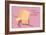 Outside Box - Pink Version-Dog is Good-Framed Art Print